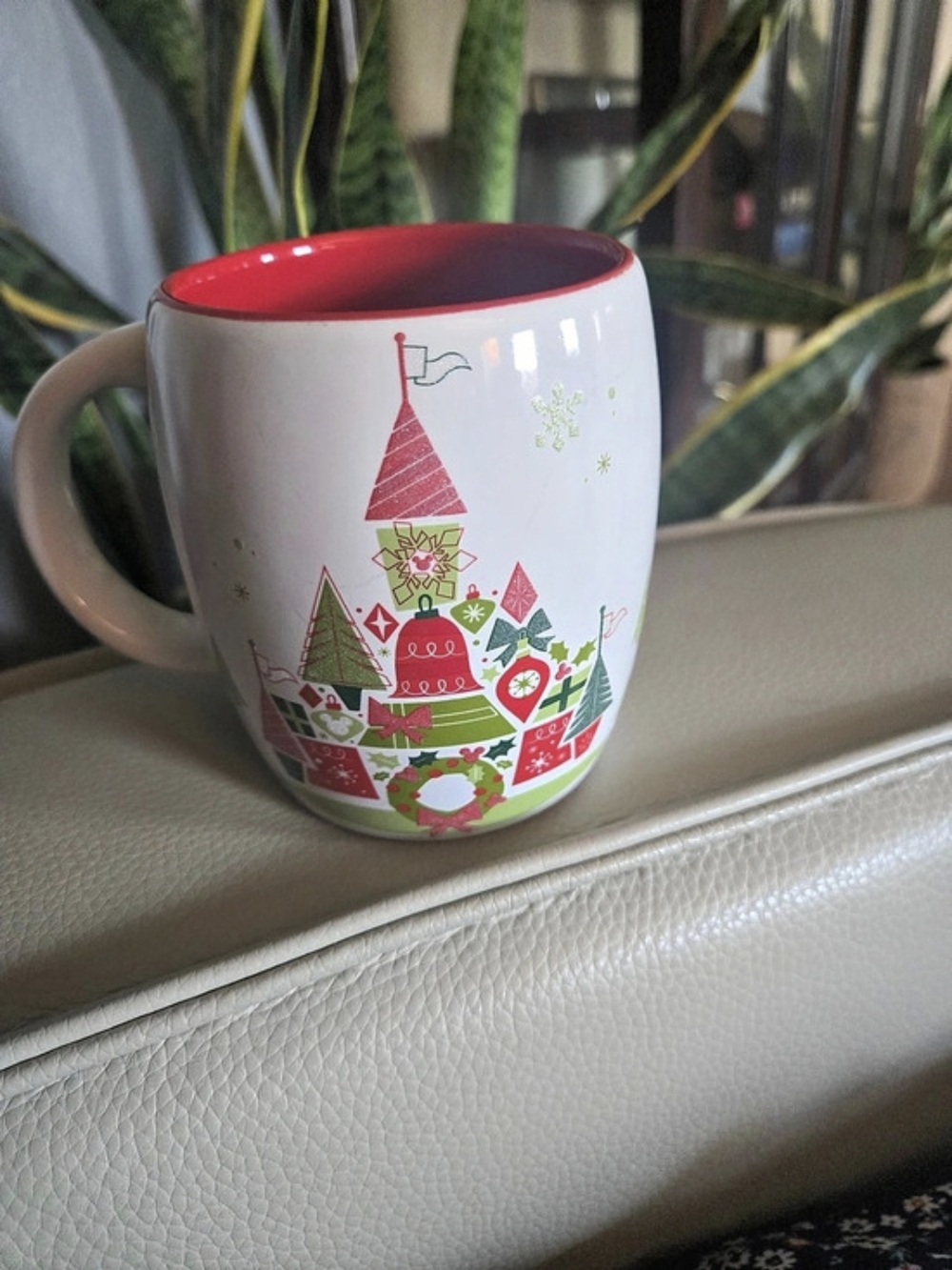 Starbucks Disney Parks Starbucks Holiday Castle Christmas Coffee Mug 2015